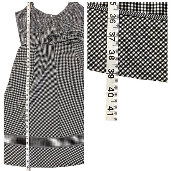 Talbots Petites Gingham Midi Cottagecore PinUp SunDress Adj. Straps Pockets  8P - Picture 15 of 16